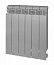 Биметаллический радиатор серый 6 секций GLOBAL STYLE PLUS 500, 575х480х95